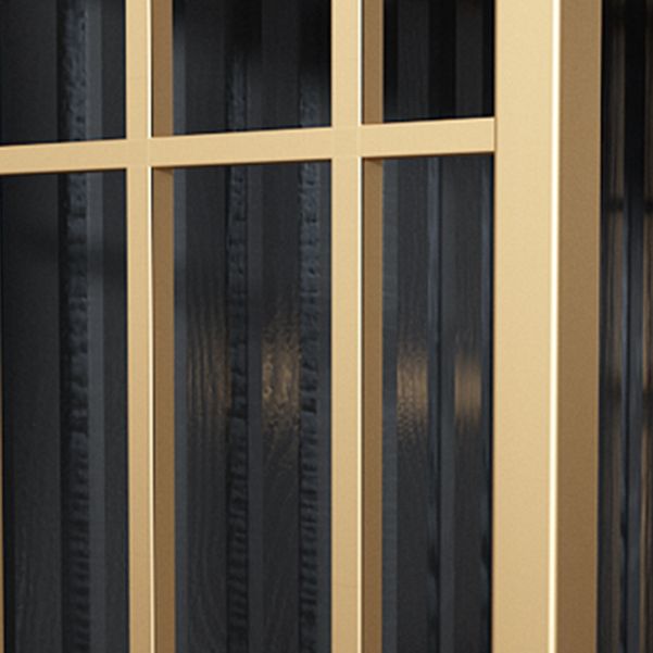 Contemporary Shelf Bookcase Open Storage Metal Bookcase with Shelves