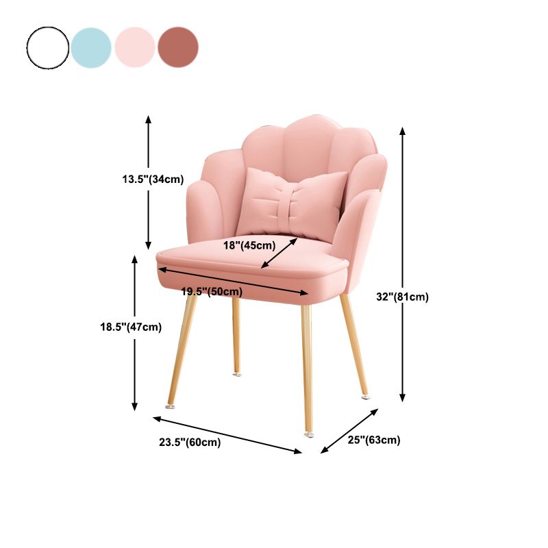 Fabric Desk Stuhl Moderner Armless Office Stuhl für Home Office