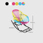 Fer Base moderne Rocking Chair Lounge Lounge Lazy Chaise pour balcon