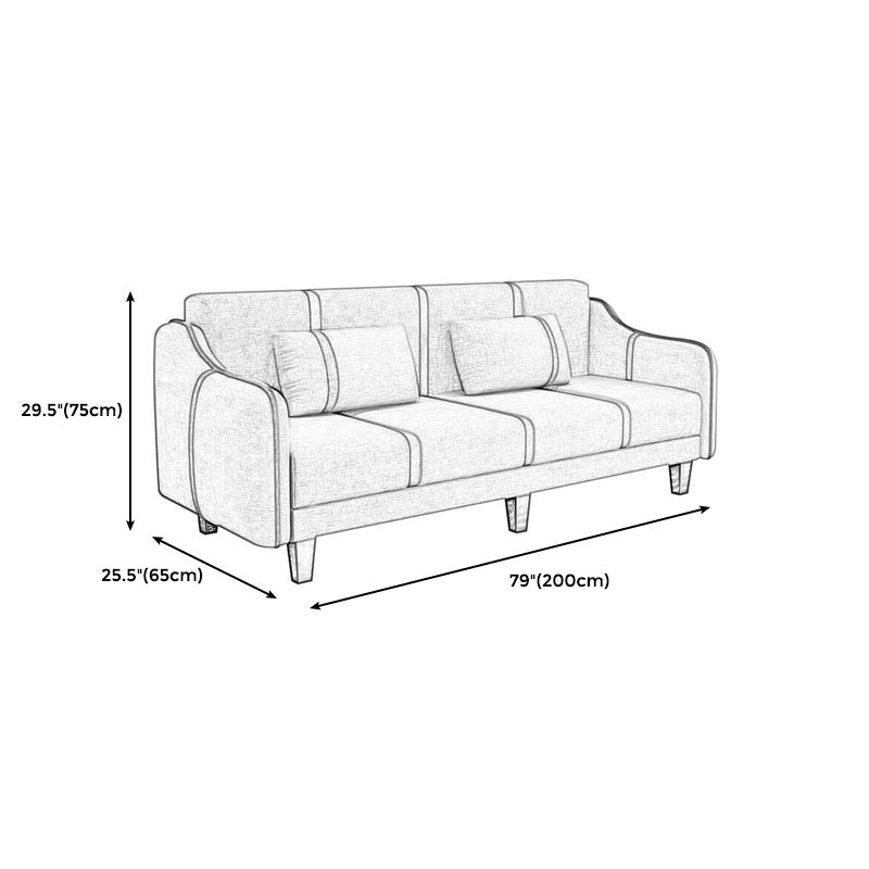 Split-Back Sleeper Sofa Extra Long 29.53" High Faux Leather/Linen/Velvet Sofa Clearhalo 'furn' 'furn_sofas' 'Furniture' 'furniture_sofas' 'Living Room Furniture' 'Sofa' 'sofas' 1200x1200_ceb7a823-12fc-4251-a3c5-3a49cdf81a65