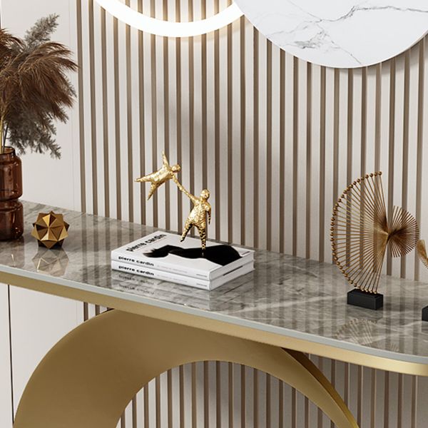 Tavolino console con console antico console con console glam di mezza luna
