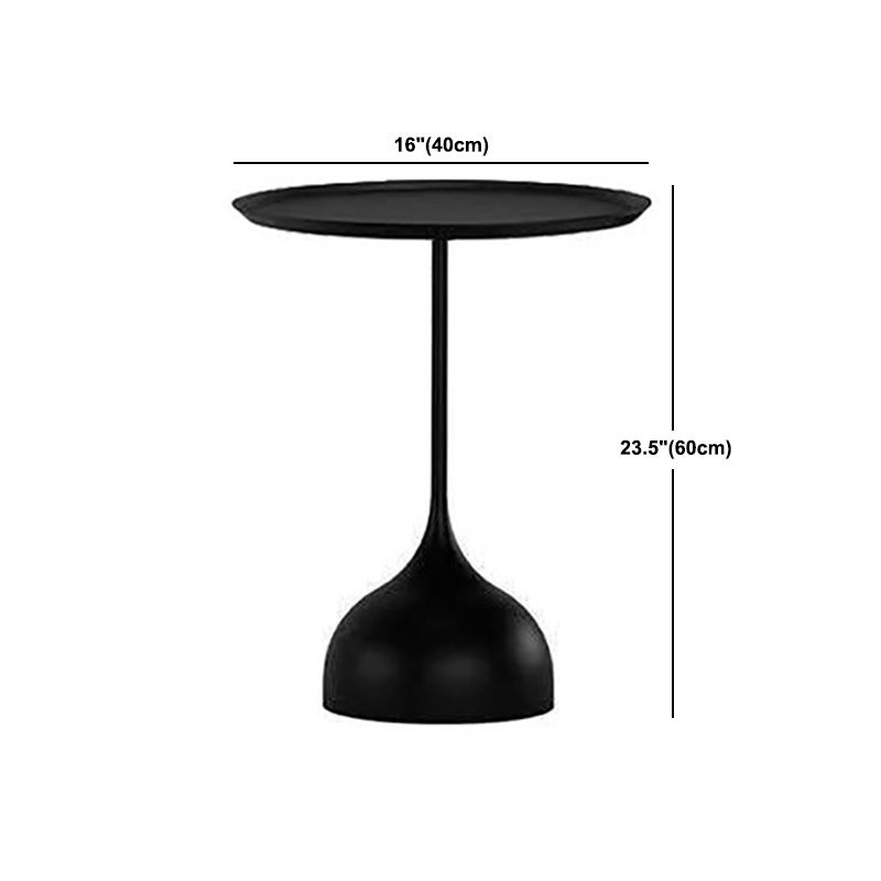 Tavoli da raggruppamento a 2 pezzi moderni di ferro da metà secolo con base di piedistallo