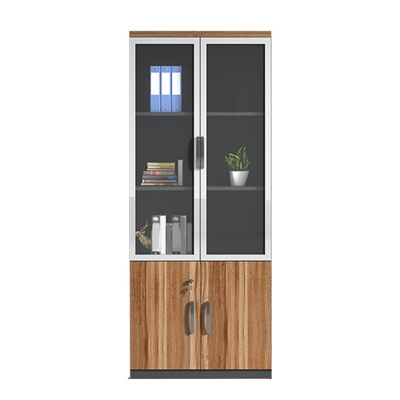 Armoire à fichiers modernes en bois moderne avec stockage de verrouillage pour le bureau à domicile