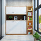 Libreria moderna a back -shelf -legno scaffale per la sala da studio