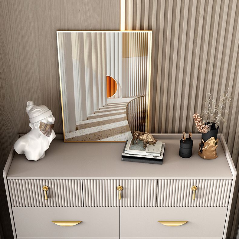 Simple Engineered Wood Sideboard Modern Buffet with Drawer for Dining Room Clearhalo 'buffet_sideboard' 'Buffets & Sideboards' 'furn' 'furn_buffet_sideboard' 'Furniture' 'Kitchen & Dining Furniture' 1200x1200_cebbaf6a-58b5-4533-b9f1-bcde22c7465a