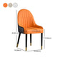 Solid Back Chair Scandinavian Style Arm Leather Dining Side Chairs Clearhalo 'Dining Chairs' 'Dining Tables & Seating' 'dining_chair' 'furn' 'furn_dining_chair' 'Furniture' 'Kitchen & Dining Furniture' 1200x1200_cebdb7fb-1afe-476d-9698-e7cd6c65c0be
