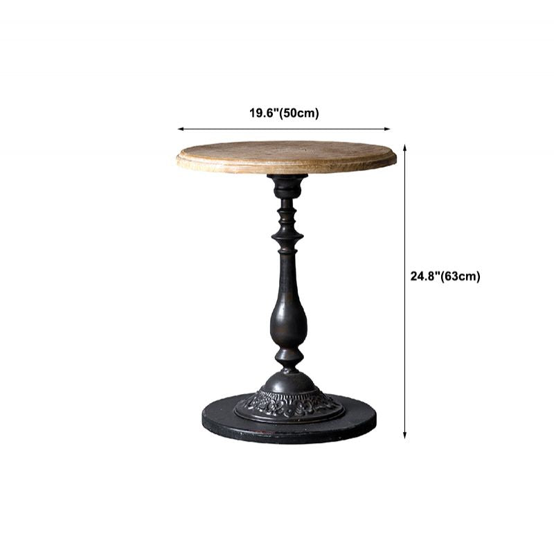 Set tavolino da caffè in legno invecchiato country francese per soggiorno