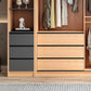 Engineered Wood Wardrobe Armoire with Drawer Contemporary Wardrobe Closet
