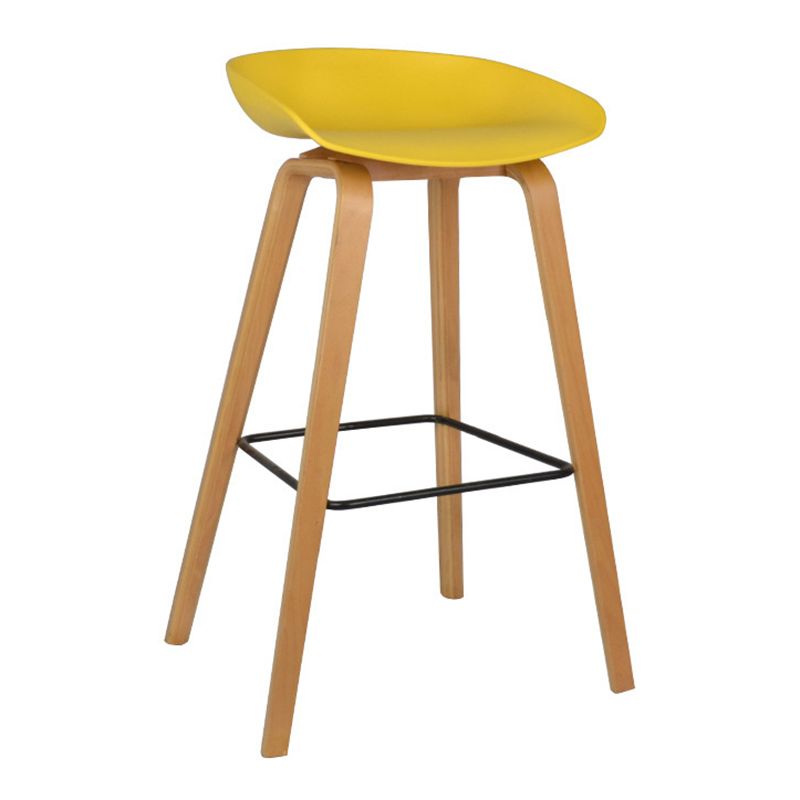 Contemporary Simple Counter Stools 29 Inch Indoor Bar Stool with Metal Leg Clearhalo 'Bar Furniture' 'Bar Stools' 'bar_stools' 'furniture_bar_stools' 'Kitchen & Dining Furniture' 'kitchen&dining_furn' 'kitchen' 'kitchen_furn' Furniture' 1200x1200_cec180cd-bd70-412b-848c-42ae822c0653