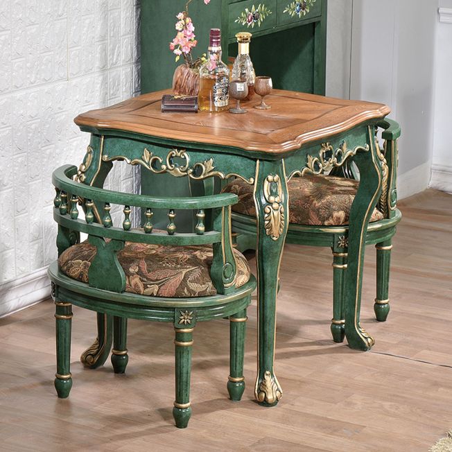 Midcentury Style Dining Site Table Solid Wood 4-foot Dining Room Furniture for Home Clearhalo ' dining_table' 'Dining Tables & Seating' 'Dining Tables' 'furn' 'furn_dining_table' 'Furniture' 'furniture_dining_table' 'Kitchen & Dining Furniture' 'kitchen&dining_furn' 'kitchen' 'kitchen_dining_table' 1200x1200_cec34d6e-5ba8-4a65-a969-a0e209b62905