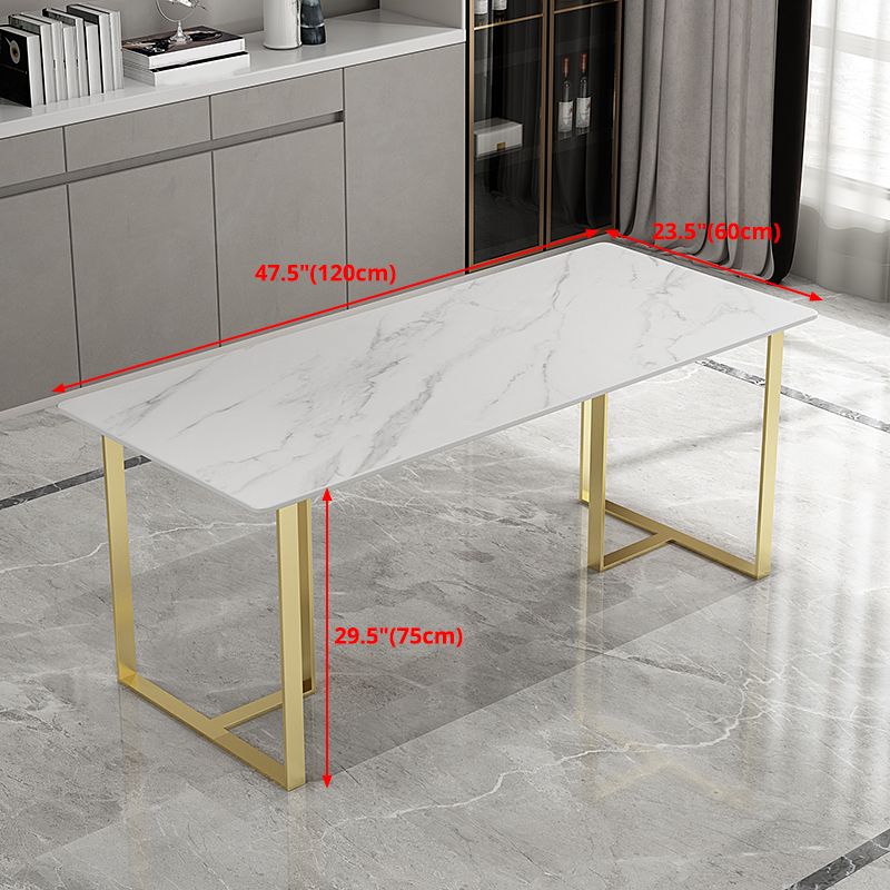 Traditional Luxury Rectangle Table Stone Double Pedestal Dining Site Table Clearhalo 'Dining Tables & Seating' 'Dining Tables' 'dining_table' 'furn' 'furn_dining_table' 'Furniture' 'Kitchen & Dining Furniture' 1200x1200_cec3772c-0522-4e19-a29f-1ff873d89f06