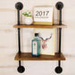 Industrial Style Bookshelf Wall Mounted Solid Wood Bookcase for Home Office Clearhalo 'Bookcases' 'furn' 'furn_bookcases' 'Furniture' 'furniture_bookcases' 'kitchen' 'kitchen_bookcases' 'Living Room Furniture' 'Office Furniture' 1200x1200_cec41224-3dd3-4284-b1a1-7dff65ed0b4e