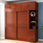 Wooden Sliding Doors Armoire Traditional Home Storage Cabinet Clearhalo 'Armoires & Wardrobes' 'armoires_wardrobes' 'Bedroom Furniture' 'furn' 'furn_armoires_wardrobes' 'Furniture' 1200x1200_cec45ea0-1ab8-4a36-aea8-e7d26e72f4c0