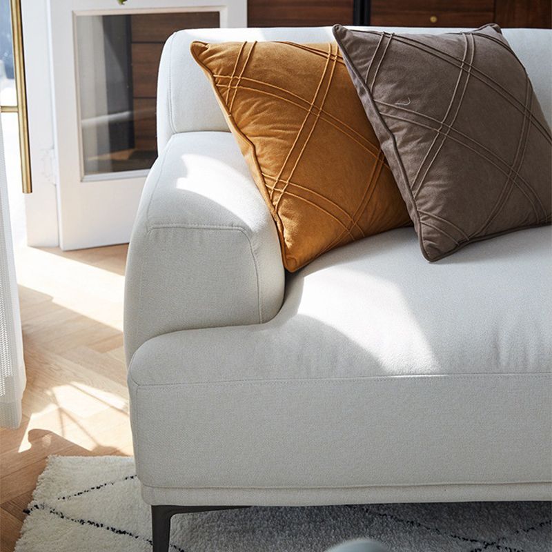 Modern Beige Sectional Sofa Scooped Arm Tight Back Sectional for Living Room Clearhalo 'furn' 'furn_sectionals' 'Furniture' 'furniture_sectionals' 'Living Room Furniture' 'Sectionals' 1200x1200_cec575b3-3261-4fe4-b6ae-9a11dd9f16c7