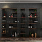 Metal Floor Bottle Wine Rack Contemporary Wine Holder with Storage Shelves Clearhalo 'furn' 'furn_wine_racks' 'Furniture' 'Kitchen & Dining Furniture' 'Wine Racks' 'wine_racks' 1200x1200_cec815f5-cc21-4859-a0b1-56cae250d16d