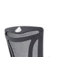 Chaise contemporaine en maille à dossier haut avec support lombaire réglable