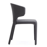 Glam Armless Dining Chairs Wingback Side Chair with Stainless Steel Legs Clearhalo 'Dining Chairs' 'Dining Tables & Seating' 'dining_chair' 'furn' 'furn_dining_chair' 'Furniture' 'furniture_dining_chair' 'Kitchen & Dining Furniture' 1200x1200_cec8fbdf-7fa1-48de-aa48-8bd0e6006a63