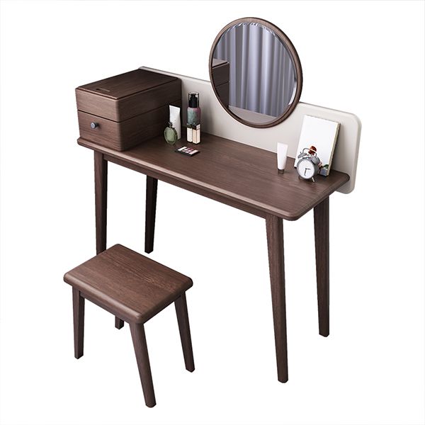 3-Piece Standing Mid-Century Modern Drawers Included Vanity Dressing Table Set Clearhalo 'Bedroom Furniture' 'furn' 'furn_makeup_vanities' 'Furniture' 'Makeup Vanities' 'makeup_vanities' 1200x1200_cec9ac25-829e-4329-bf03-0629eedcfd5f