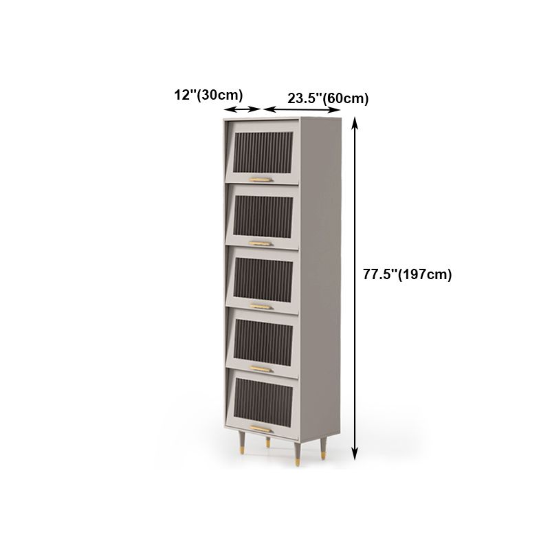 Champagne glam mdf buffet soggiorno armadi in vetro a buffet da pranzo