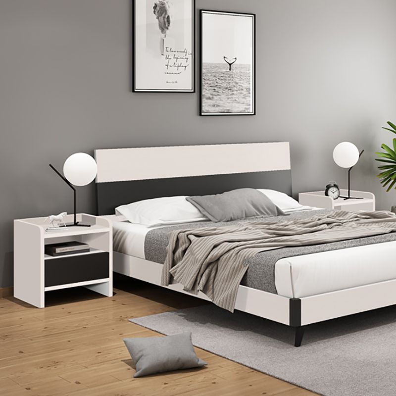 1 Drawer Wooden Night Table Contemporary Nightstand with 1 Shelf ,19.7 Tall Clearhalo 'Bedroom Furniture' 'furn' 'furn_night_stand' 'Furniture' 'night_stand' 'Nightstands' 1200x1200_cecc49a4-5bb6-4af3-ad58-8ade6d072ec7