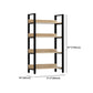 Vertical Industrial Etagere Bookshelf Steel Frame Solid Wood Shelf Bookshelf Clearhalo 'Bookcases' 'furn' 'furn_bookcases' 'Furniture' 'furniture_bookcases' 'kitchen' 'kitchen_bookcases' 'Living Room Furniture' 'Office Furniture' 1200x1200_cecca7ef-3228-4b34-a72b-5924f11a1322