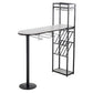 White Stone Bar Dining Table Traditional Luxury Bar Dining Table with Sled Base Clearhalo 'Bar Furniture' 'Bar Tables' 'bar_tables' 'furn' 'furn_bar_tables' 'Furniture' 'furniture_bar_tables' 'Kitchen & Dining Furniture' 1200x1200_ceccc77e-7e11-495f-9bfc-115ccd31b08c