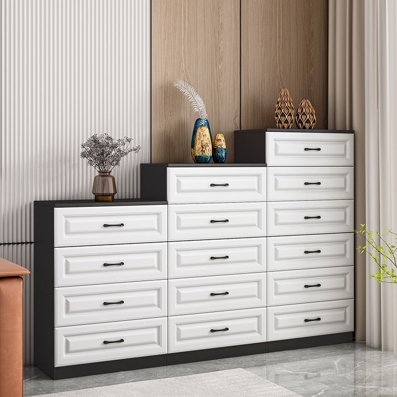 Wood Standard Side Cabinet Stain Resistant Storage Cabinet with Drawers Clearhalo 'Cabinets & Chests' 'cabinets_chests' 'furn' 'furn_cabinets_chests' 'Furniture' 'Living Room Furniture' 1200x1200_cecd7980-712a-4001-a681-de37f58a7edb