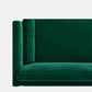 Velvet 2/3-Seat Mid-Century Modern 31.5" Wide Square Arm Sofa Clearhalo 'furn' 'furn_sofas' 'Furniture' 'furniture_sofas' 'kitchen' 'kitchen_sofas' 'Living Room Furniture' 'Sofa' 'sofas' 1200x1200_cece9f89-8c3e-407f-9594-e44f6d1c5589