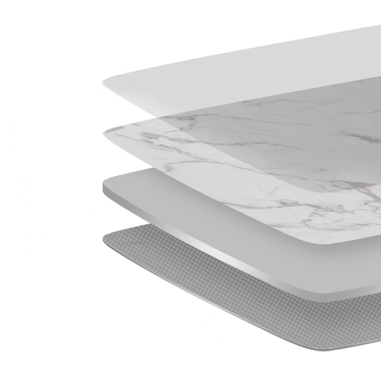 Luxury rechthoek pubtafel set 1/2/5 stuks sintered stenen aanrechttafel met hoge ontlasting