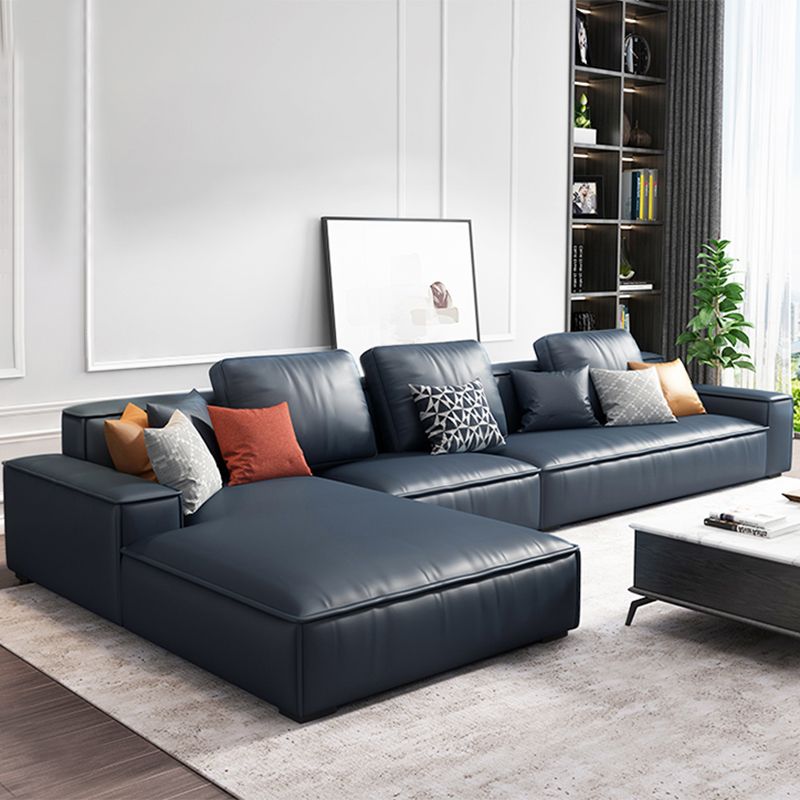 Nordic Style Sofa Bed Sponge/latex Cushion Filled Imitation Leather/sofa