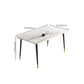 4 Legs Dining Room Table Sintered Stone Furniture for Kitchen