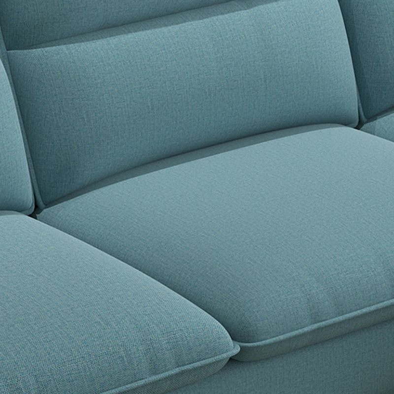 Noordse woonkamer met opslag vierkant armkussens bank chaise