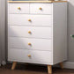 Contemporary Combo Dresser Solid Wood Bachelor's Chest for Home Clearhalo 'Bedroom Furniture' 'Dressers & Chests' 'dressers_chests' 'furn' 'furn_dressers_chests' 'Furniture' 1200x1200_ced60196-5976-49a6-a793-141b533a595b