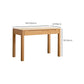 Beech Wood Home Office Desk Modern Natural Writing Desk met lade