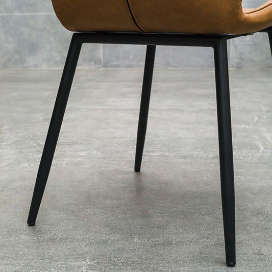 PU Leather Scandinavian Restaurant Side Chair Parsons Matte Finish Dining Chair Clearhalo ' kitchen&dining_furn' 'Dining Chairs' 'Dining Tables & Seating' 'dining_chair' 'furn' 'furn_dining_chair' 'Furniture' 'furniture_dining_chair' 'Kitchen & Dining Furniture' 'kitchen' 1200x1200_ced8afad-df5b-48a9-94a4-8e8111bd2519