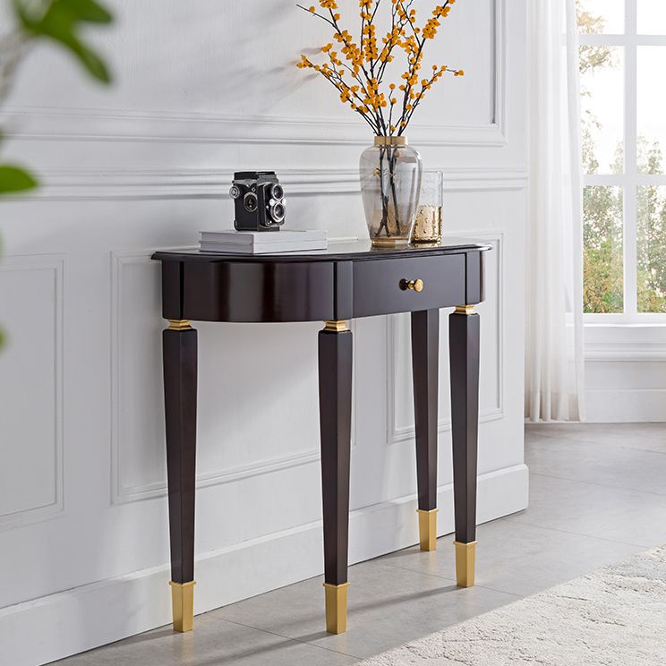 Tavolo da console di legno moderno di metà secolo Tavolo di divano console per la sala