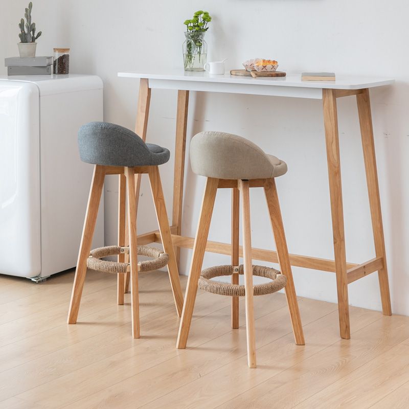 Contemporary Rectangle Bar Table Solid Wood Counter Height Bar Dining Table Clearhalo 'Bar Furniture' 'Bar Tables' 'bar_tables' 'furn' 'furn_bar_tables' 'Furniture' 'Kitchen & Dining Furniture' 1200x1200_cedb3bf0-33a0-451d-8d33-1360cb251ae0