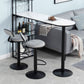 Low Back Bar Stools Adjustable Height Swivel Dining Stools with Metal Base Clearhalo 'Bar Furniture' 'Bar Stools' 'bar_stools' 'furn' 'furn_bar_stools' 'Furniture' 'Kitchen & Dining Furniture' 1200x1200_cedbb0d7-225d-44d9-9d50-3e815acfdc06