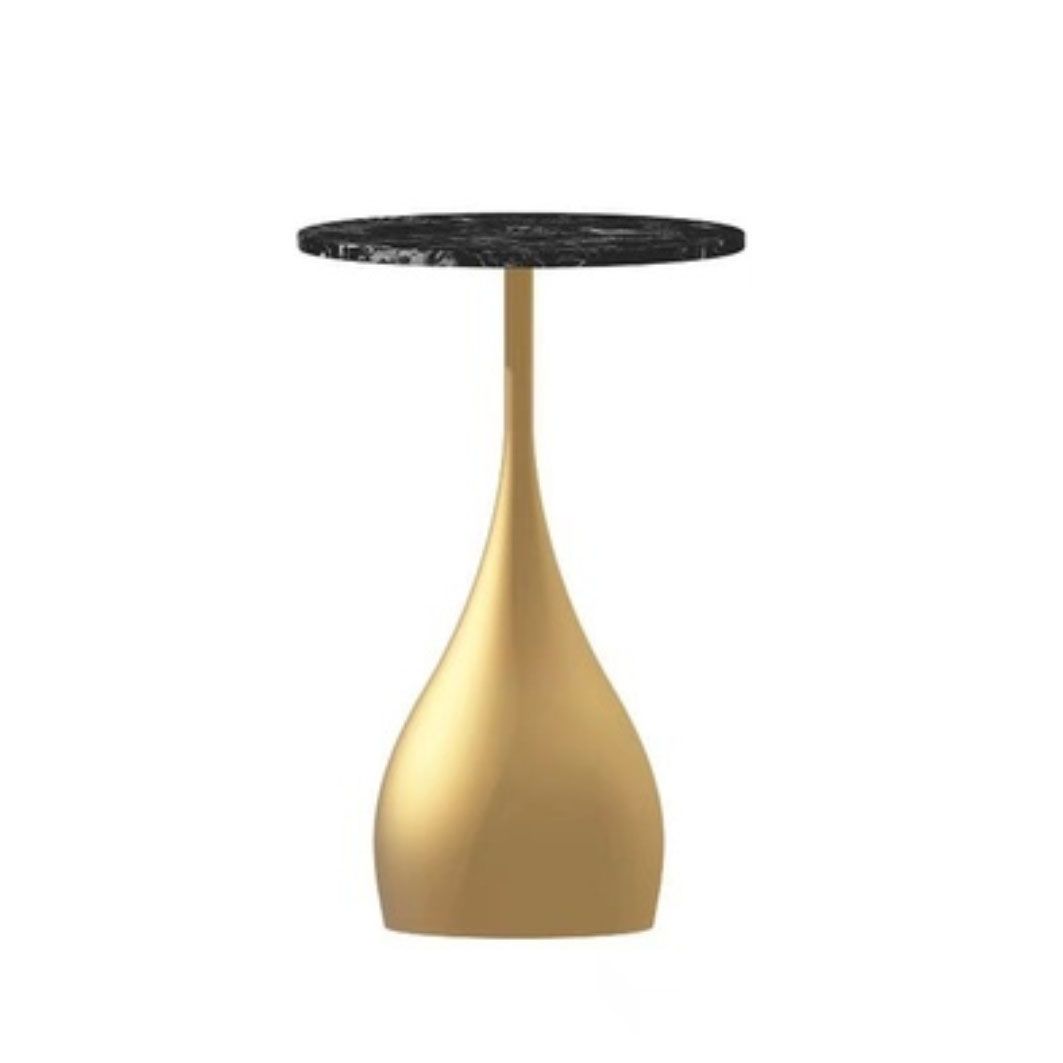 Mesa de extremo redonda de estilo contemporáneo Sofá de metal Sofá Tabla de acento