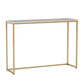 Console alta 31,5 pollici Tabella 1 tavolo accento glam-scaffale per Hall
