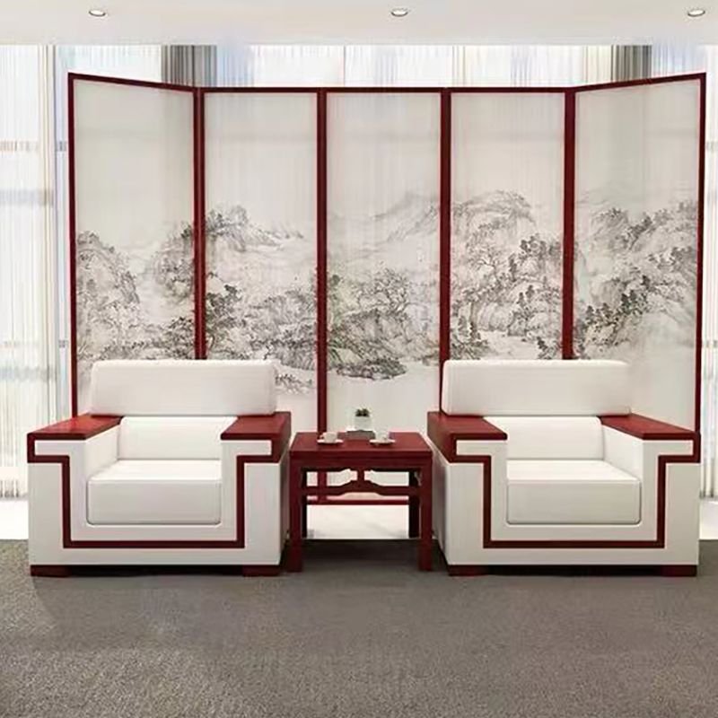 White Contemporary Square Arm Standard Sofa for Living Room, Bonus Room Clearhalo 'furn' 'furn_sofas' 'Furniture' 'furniture_sofas' 'kitchen' 'kitchen_sofas' 'Living Room Furniture' 'Sofa' 'sofas' 1200x1200_ceddde72-e4ad-4c91-8c68-b422ea4efb84