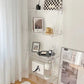 Ladder Open Back Standard Bookshelf Acrylic Modern Style Bookcase