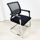 Mid Back Home Office Chair Chrome Frame Black Breathable Air Grid Chair Clearhalo 'furn' 'furn_office_chair' 'Furniture' 'Office Chairs' 'Office Furniture' 'office_chair' 1200x1200_cede13fc-bab8-4ef5-84b3-0cc1d2fe6bf7