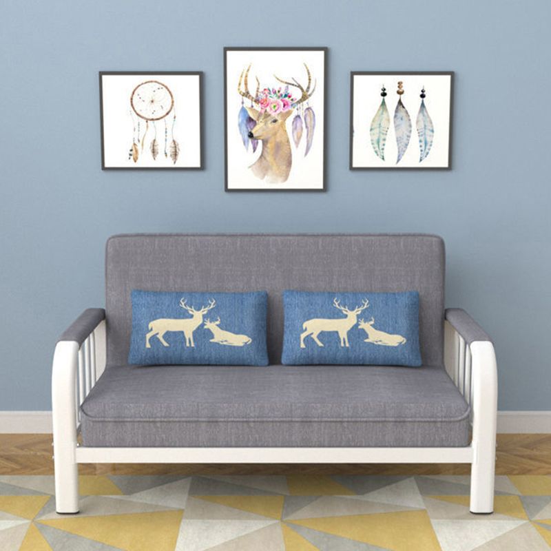 Sofá cuadrado contemporáneo Sofá convertible, 51.18 "L x 24.80" W x 33.46 "H