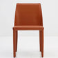 Contemporary Armless Home Side Chair Faux Leather Low Back Dining Chair