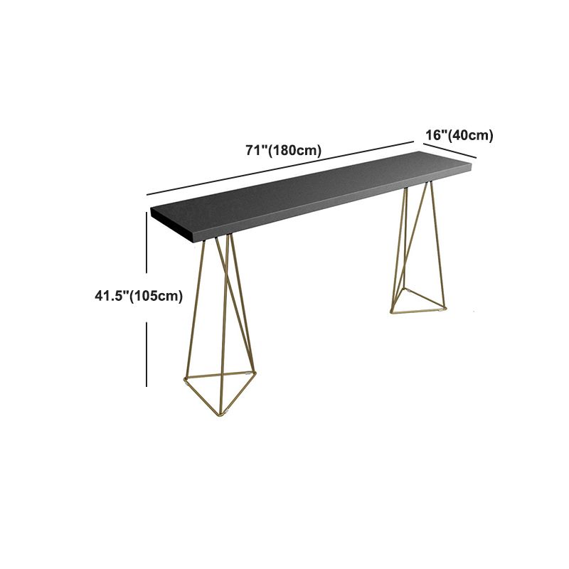 Pine Wood Top Bar Counter Traditional Luxury Rectangle Bar Counter with Sled Base Clearhalo 'Bar Furniture' 'Bar Tables' 'bar_tables' 'furn' 'furn_bar_tables' 'Furniture' 'furniture_bar_tables' 'Kitchen & Dining Furniture' 1200x1200_cedf01d8-15cd-4ca2-a40e-37a9569e7a8c