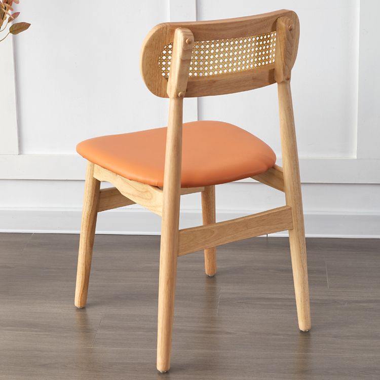 Contemporary Indoor Solid Wood Open Back Dining Side Chair for Restaurant Clearhalo 'Dining Chairs' 'Dining Tables & Seating' 'dining_chair' 'furn' 'furn_dining_chair' 'Furniture' 'Kitchen & Dining Furniture' 1200x1200_cedfdd7f-18dd-4d62-8cc9-035bf4542eda