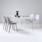 Nordic Dining Room Armless Chair Plastic Side Fabric Chair for Kitchen Clearhalo ' kitchen&dining_furn' 'Dining Chairs' 'Dining Tables & Seating' 'dining_chair' 'furn' 'furn_dining_chair' 'Furniture' 'furniture_dining_chair' 'Kitchen & Dining Furniture' 'kitchen' 1200x1200_cee16c1a-1cf8-4cff-b02e-215627fa6adb