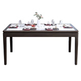 Rectangle Wood Color Dining Table Sintered Stone Table Mid-Century with 4 Legs Clearhalo ' dining_table' 'Dining Tables & Seating' 'Dining Tables' 'furn' 'furn_dining_table' 'Furniture' 'furniture_dining_table' 'Kitchen & Dining Furniture' 'kitchen&dining_furn' 'kitchen' 'kitchen_dining_table' 1200x1200_cee32715-d807-4f01-af7c-0ad8309f6b32