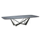 Industrial Sintered Stone Table for Restaurant Rectangle Dining Table with Black Pedestal Clearhalo ' dining_table' 'Dining Tables & Seating' 'Dining Tables' 'furn' 'furn_dining_table' 'Furniture' 'furniture_dining_table' 'Kitchen & Dining Furniture' 'kitchen&dining_furn' 'kitchen' 'kitchen_dining_table' 1200x1200_cee434bb-c574-4b16-a0cc-2b570cd8a918
